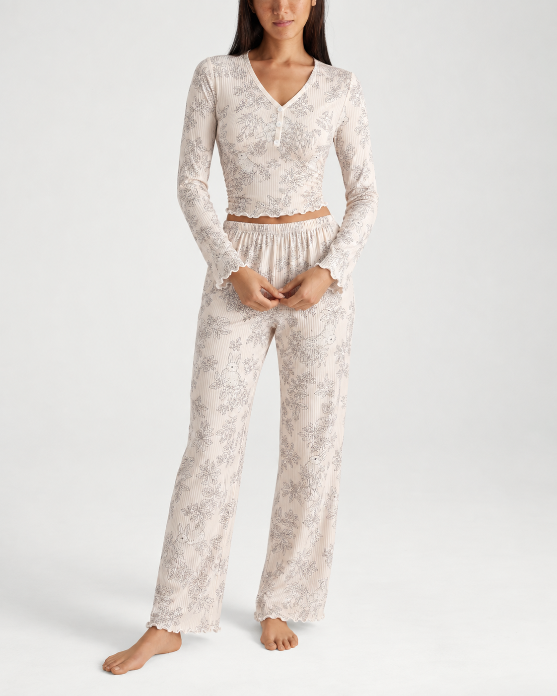 Henley Pajama Set